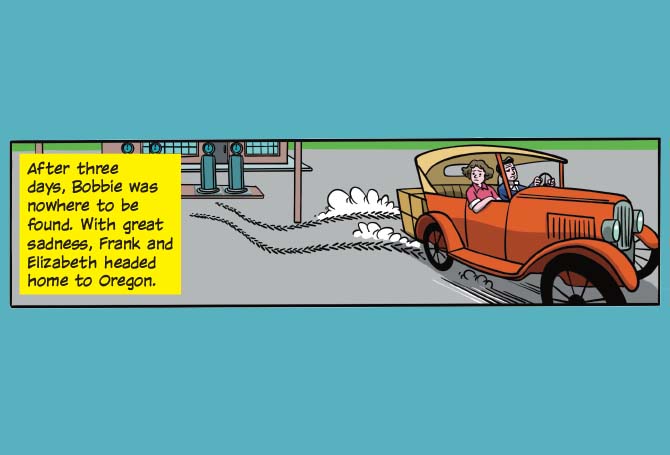 Illustration of people in a car